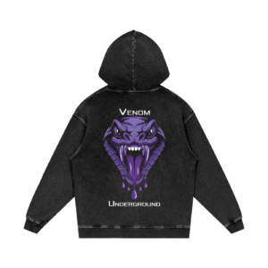 Acid Washed Venom Underground Hoodie
