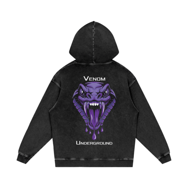 Acid Washed Venom Underground Hoodie