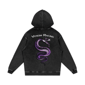 Venom Racing acid washed hoodie