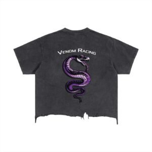 Women's washed Venom Racing Crop